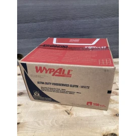 Kimberly-Clark 150ct WypAll Ultra Duty Foodservice Towels Extended Use Reusable Cloths 06280