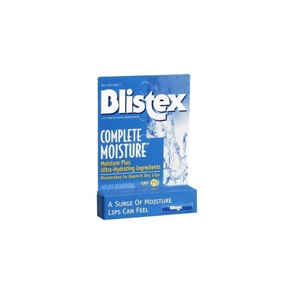 Special pack of 5 BLISTEX COMPLETE MOIST BALM 0.15 oz
