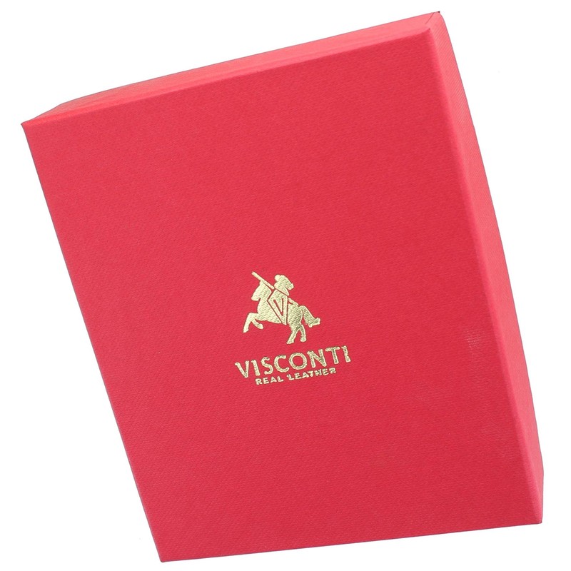 Visconti Spectrum Picasso Zip Around Leather Wallet RFID and Tap