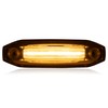 Maxxima Clearance Marker Amber Clear Lens and White Ground Light