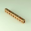 6 Feed Copper Neutral Bars (1 per Pack)