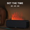 Colorful Flame Air Aroma Diffuser Humidifier, Dynamic Fire Flame Sound