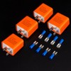 SFONIA LED Indicator Relay 4 Pieces Relay Indicator Relay Motorcycle