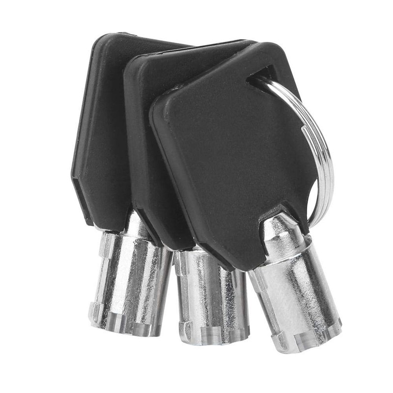 Tubular Cam Lock, 19mm Cylinder Lock with 3 Keys for