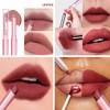 3 Pcs Matte Lipstick Lip Liner Stain Pencil Set with