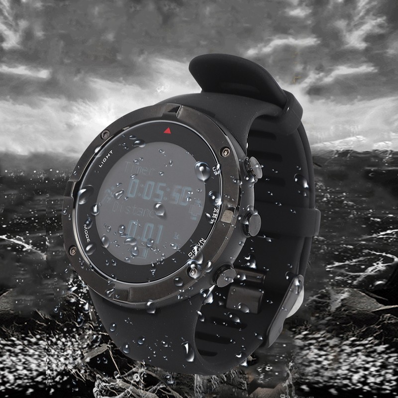 Outdoor Sports Mountain Climbing Compass Air Pressure Step Count Light