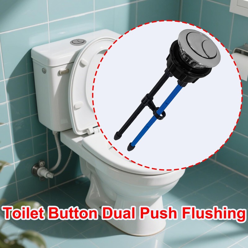38mm Toilet Tank Push Button Toilet Button Dual Push Flushing,Toilet