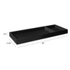 DaVinci Universal Wide Removable Changing Tray (M0619) in Ebony/Black