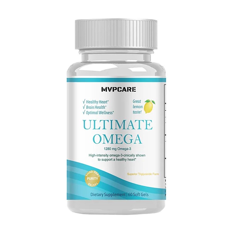 Omega 3 Premium 1280mg Suplemento Alimenticio Aceite De Pescado Como