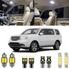 Xpismii 17 Piece 6000K White Pilot LED Interior Light Kit