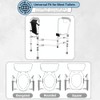 Eazy Foldable Toilet Safety Rail with Adjustable Height and Width,