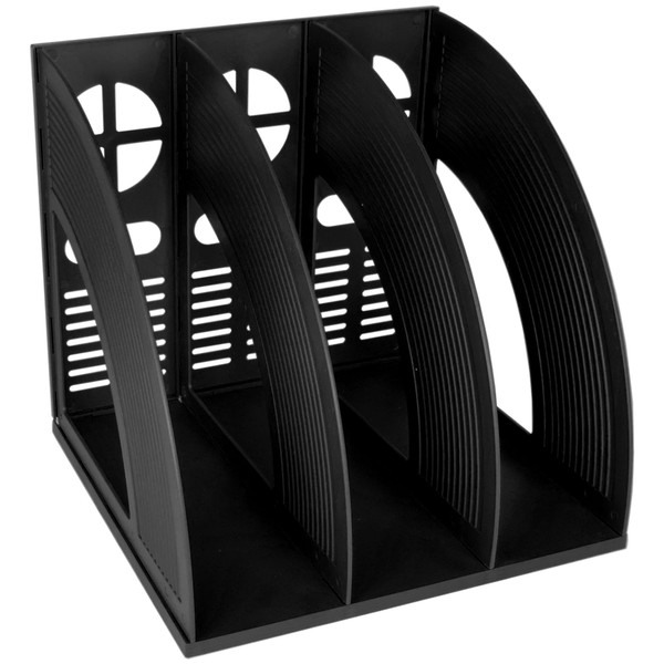 SAYEEC Magazine Holder Sturdy Binder Holder Desk File Sorter Plastic