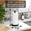 SpaceAid SpaceAid 2 in 1 Paper Towel Holder with Spray