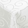 Damask Tablecloth with Curl/Circle Design, Choice of Sizes and Colours,
