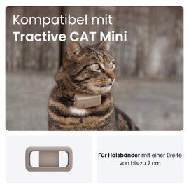 Tractive 2 x Rubber Mounting Case for Cat Mini GPS Tracker