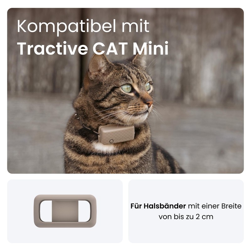 Tractive 2 x Rubber Mounting Case for Cat Mini GPS