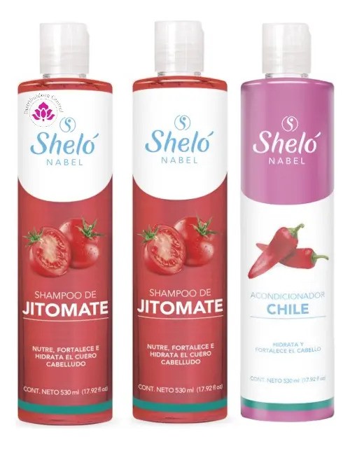 Kit de Shampoo y Acondicionador JitomateChile Shelo Nabel