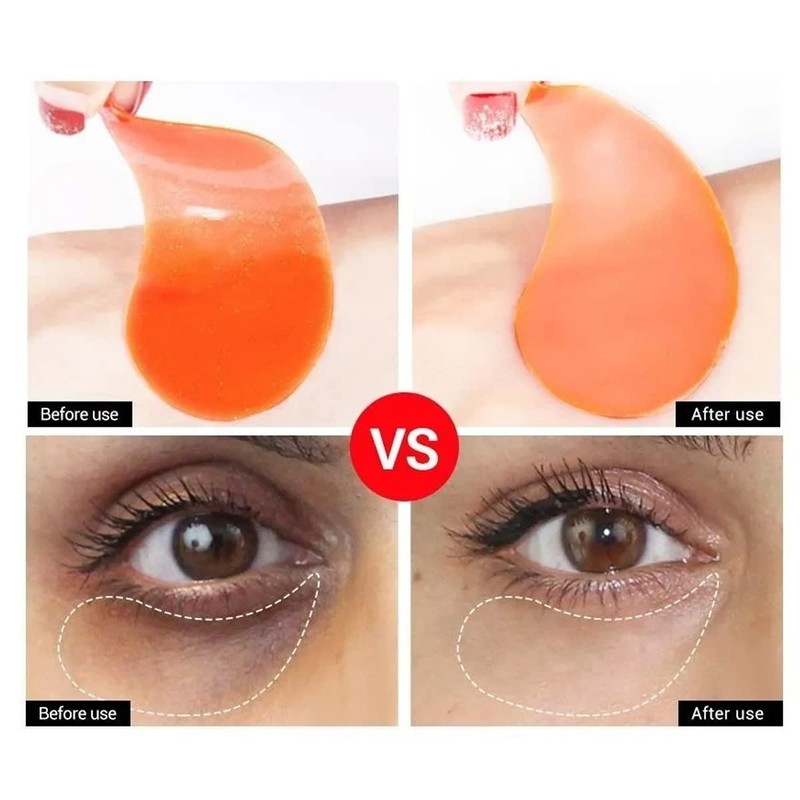 Lanbena 50 Parches para ojos Ácido Hialurónico + Vitamina C