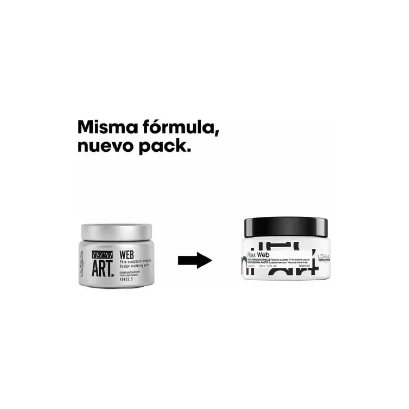 Gel Para Cabello Web Modeladora Tecni Art. L'oréal 150ml