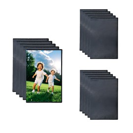 Landrain Pack of 15 Magnetic Picture Frames, Magnetic Photo Frame, Magnetic Photo (Black)