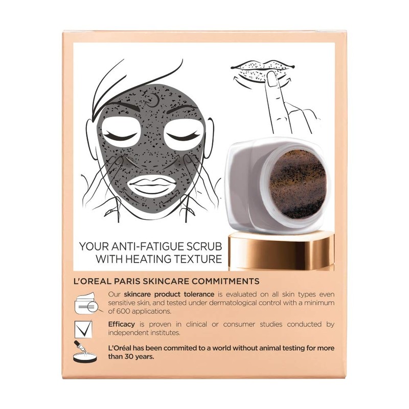 L'Oreal Paris Skincare Pure Sugar Face Scrub with Kona Coffee