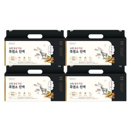 Boryeong Red Ginseng-Fed Black Goat Extract 70ml x 30 pouches (4 boxes) 100% domestic black goats raised on red ginseng / 보령 홍삼 먹은 흑염소 진액 70ml x 30포 4박스 홍삼 먹고 자란 100% 국내산 흑염소