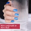 OPkssnails Uñas Postizas Cortas Estilo Ojo De Gato, 150 Unidades