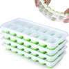Ice Cube Trays for Freezer, Furnsii 4 Pack Stackable Ice