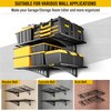 Brukid 2x3ft Adjustable Rail Wall Garage Storage Shelf, for Tool