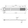 30cm x 20mm Reusable Velcro Cable Ties with Metal Eyelet