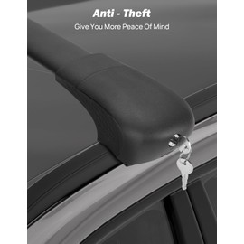 JOYTUTUS Lockable Car Roof Rack Cross Bars Compatible with Hyundai Tucson 2022 2023 2024 2025, Aluminum Crossbar for Roof Basket Cargo Bag Kayak Bike Skiboard Luggage Rack