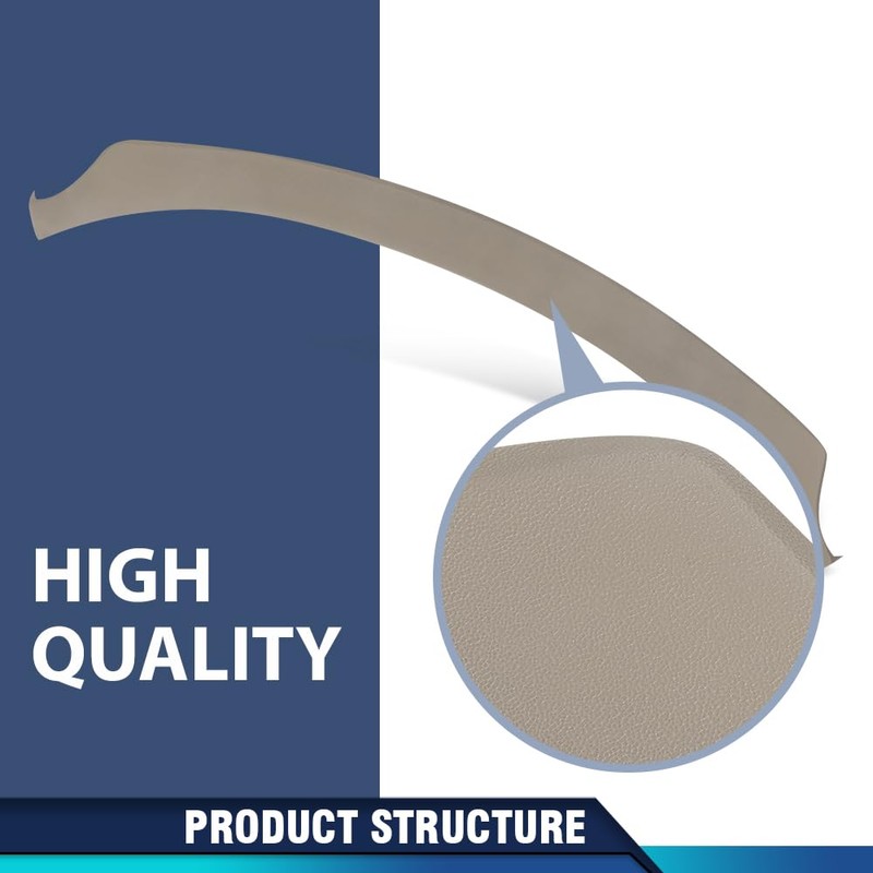 PIT66 TPE Dash Cover Cap Dashboard Panel Beige Compatible with