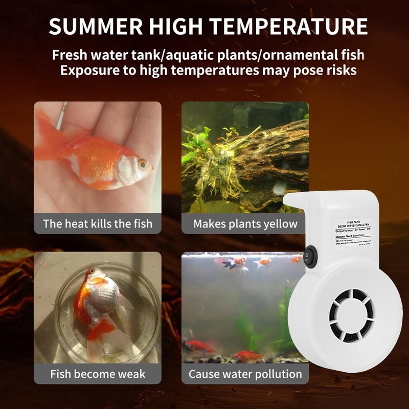 Aquarium Cooler Fan | Water Chiller Fan for Aquarium,Quiet Chilling