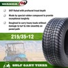 WANDA 215/35-12 Golf Cart ATV Tires 4 Ply 215/35x12 -Set