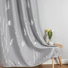 Estelar Textiler Light Grey Blackout Curtains 108 Inches Long, Silver