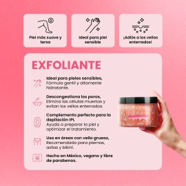 2 Piezas De Exfoliante Corporal Hidratante Almendra Y Miel