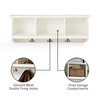 Crosley Furniture Brennan Entryway Storage Wall Shelf, with Coat Rack