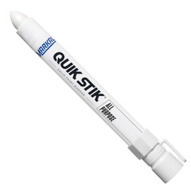 LACO Markal Industrial Marker, "Quick Stick", White, 61051