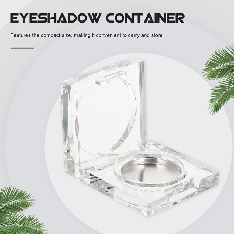 LALAFINA Eyeshadow Case, Empty 6 Pieces, Eyeshadow Palette, Case, Makeup