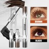 MOLAKS Double-Ended Black & Brown 2-in-1 Mascara, Lengthening Volumizing for