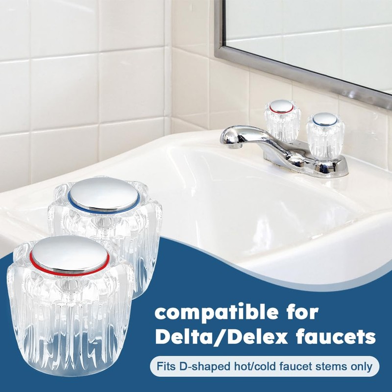 Faucet Knobs Replacement Faucet Handles Bathtub Faucet Handles Compatible with