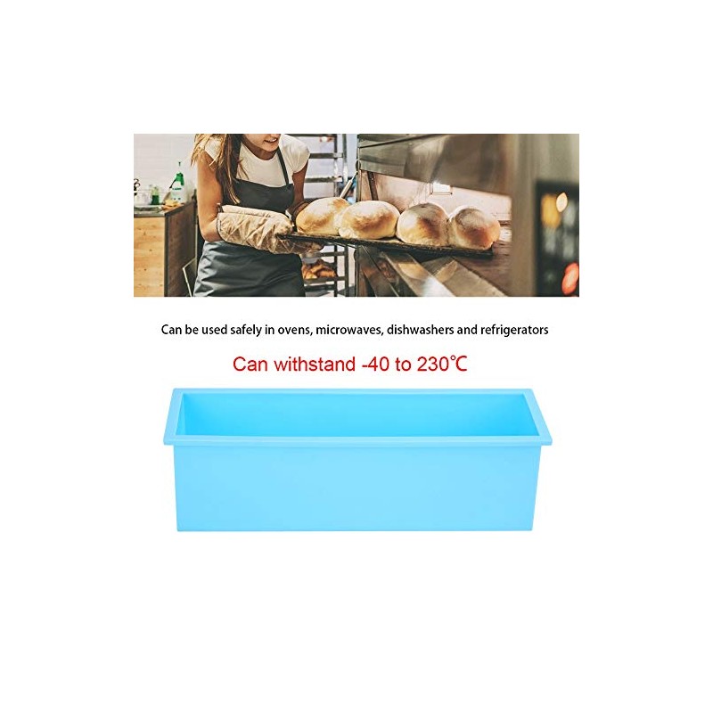 Molde de Silicona para Jabón, Molde Rectangular de Tostada de