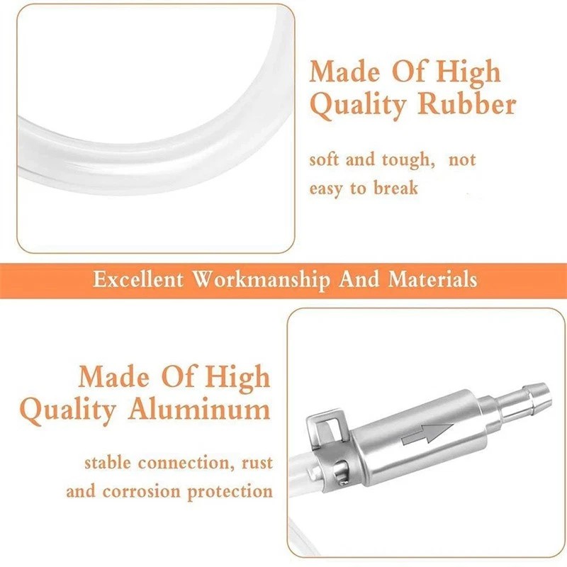 Universal Brake Bleeder Hose - One Way Check Valve Tube