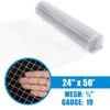CAPHAUS Hardware Cloth, 19 Gauge with Mesh Size 1/2”, Hot-Dip
