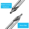 Yuentoen 7 Pieces Center Drill Bits Set, HSS 60° Countersink