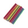 STOBOK 100pcs DIY Matchsticks Colored Wood Dowel Rods for DIY
