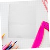 KONTONTY Grid Drawing Ruler for Students Soft Journaling Scale Writing