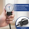 SCIAN Manual Blood Pressure Cuff - Aneroid Sphygmomanometer with European