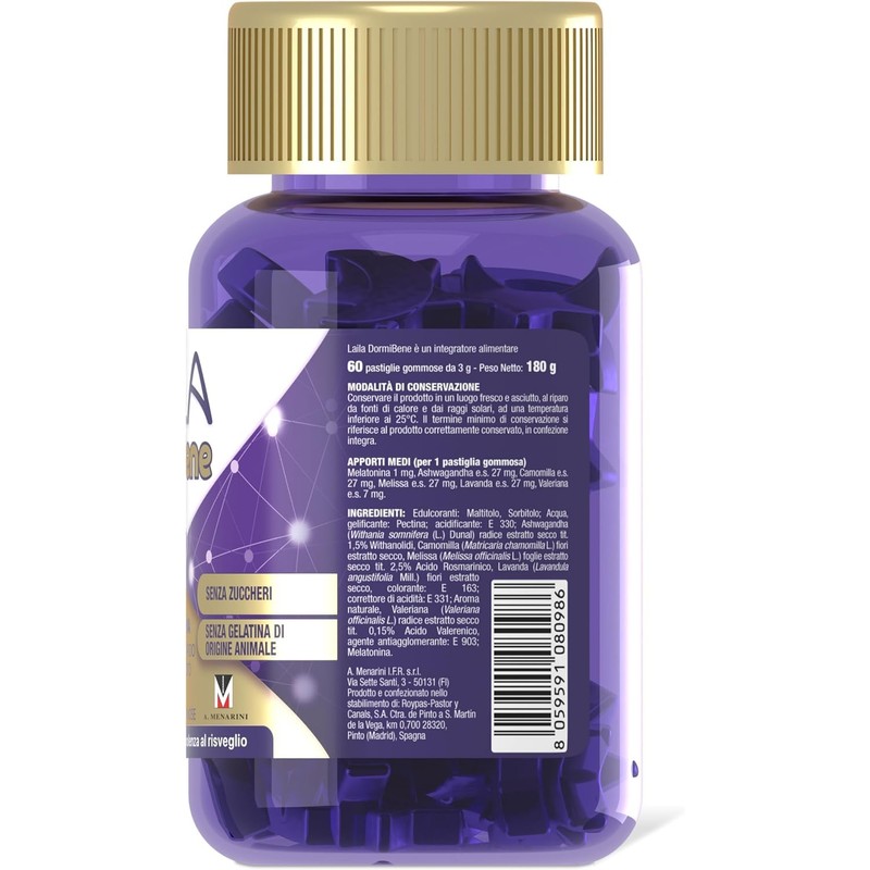 Laila DormiBene Integratore alimentare per il sonno a base di