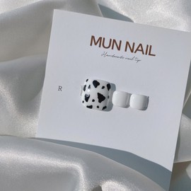 MunNail MUNMEO Dairy Cow Paddy Tip - No. 4 / MunNail 음머젖소 패디팁 - 4호